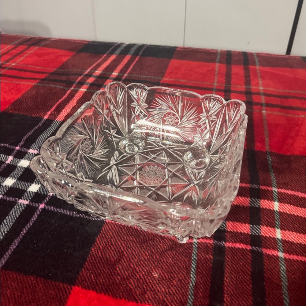 Glass bowl and decor piece for kitchen / living room